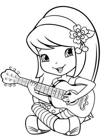 Cherry Jam Coloring Page